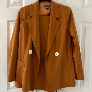 Brown Pants Suit - Size Small (Never Worn)
